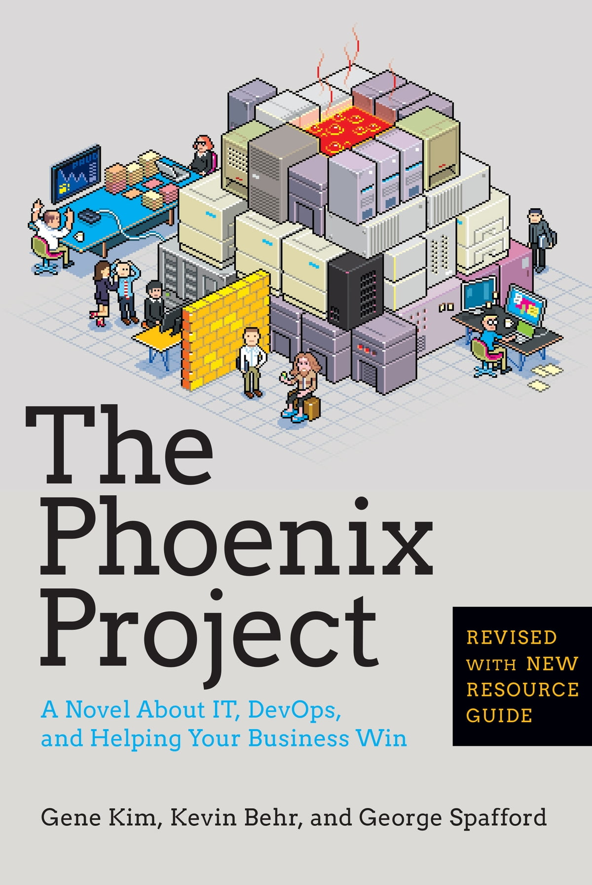 Book cover of The Phoenix Project by Gene Kim, Kevin Behr, and George Spafford
